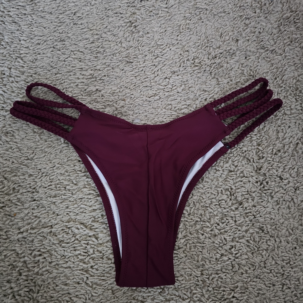 Zaful Deep Purple Bikini Bottom